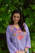 Lilac Cotton Pheran