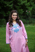 Powder Pink Cotton Pheran