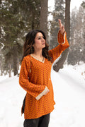 Kashmiri Chinar Mustard Kurti